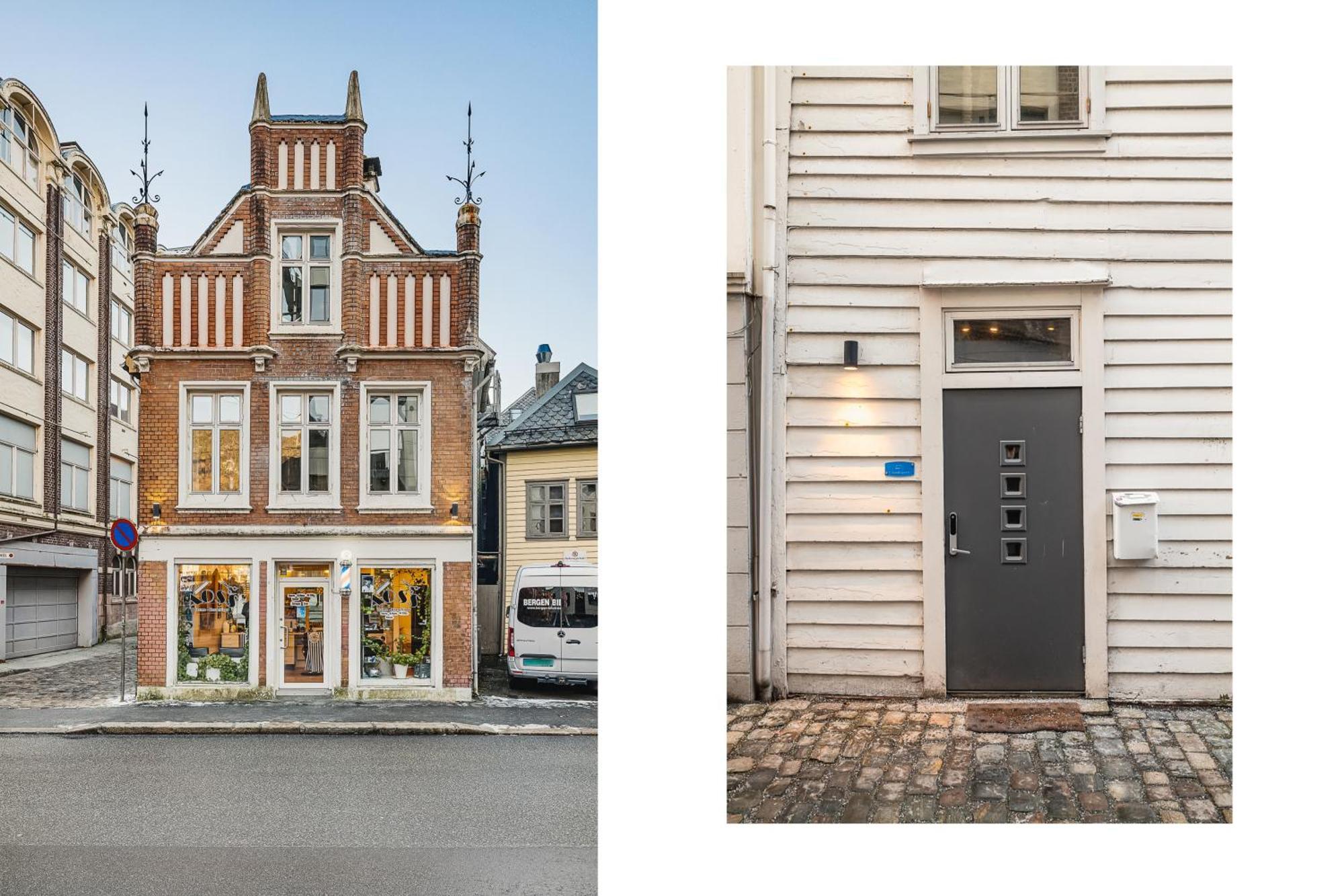 Live In Historic Building - View To Bryggen Bergen Exterior foto